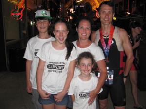 Number 1 Support Crew! Ironman Louisville 2014