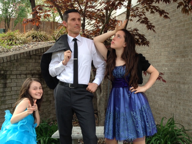 Getting Ready for Father/Daughter Dance